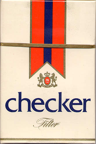 Checker filter cigarettes